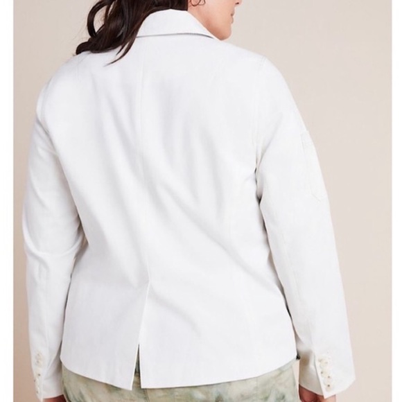 Anthropologie White Utility Jacket - Picture 4 of 9